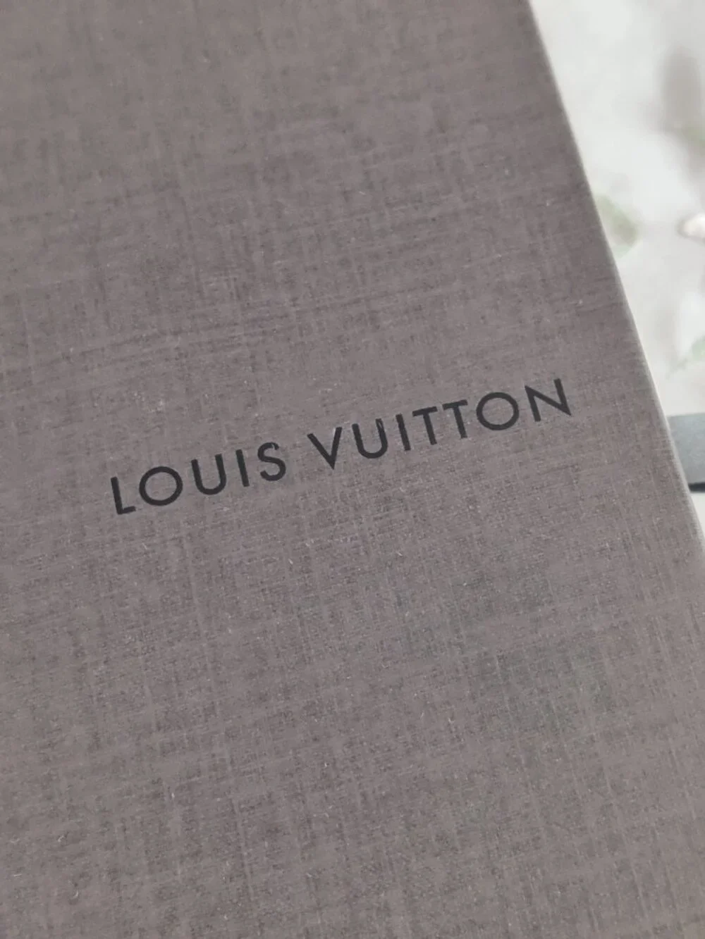 Auth. LOUIS VUITTON Wallet-Sized Drawer Empty Storage Display Gift Box